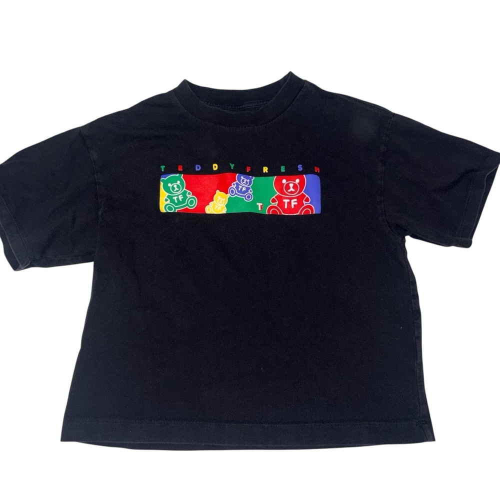 Teddy Fresh T-Shirt with Colorful Bear Design size XS